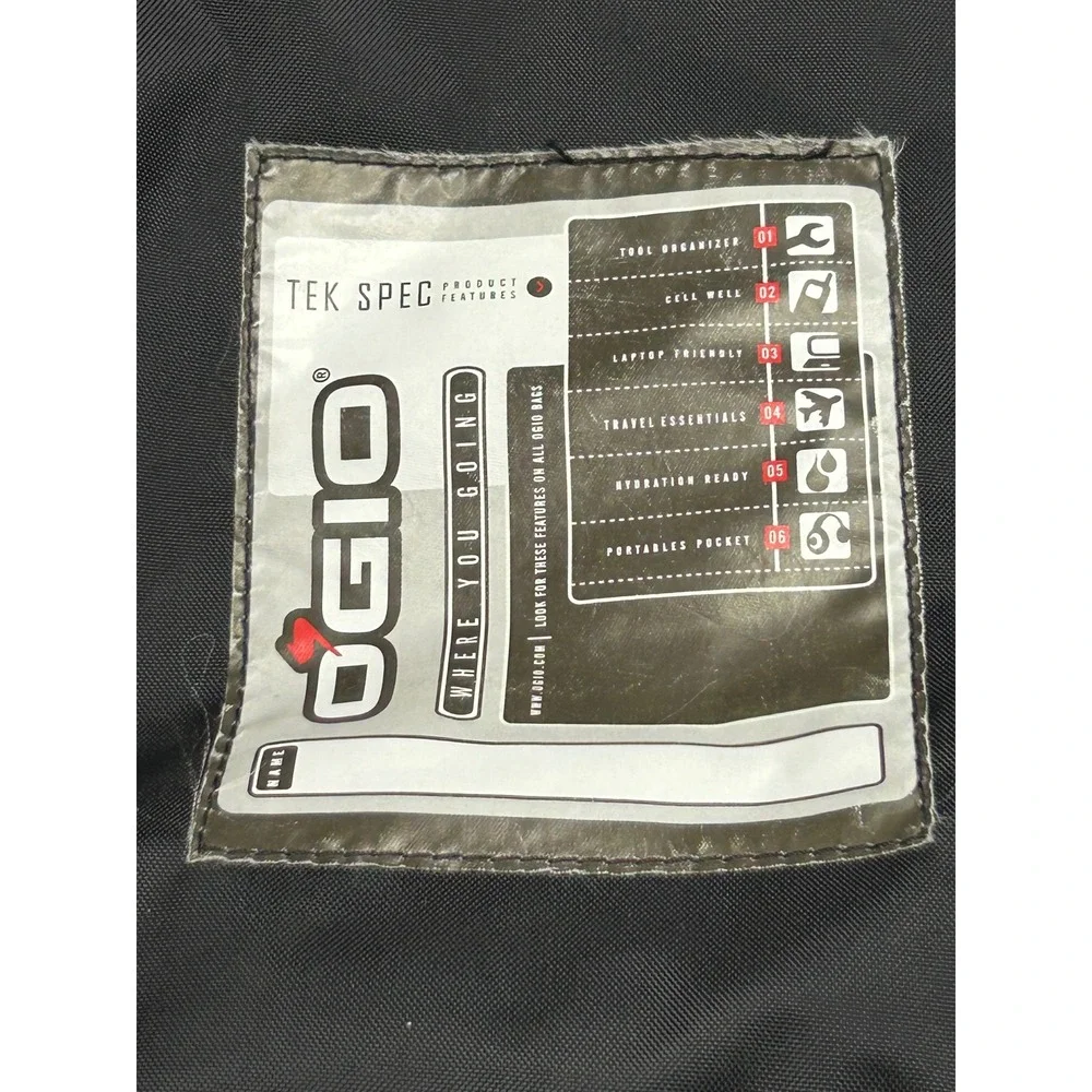 Ogio Tek Spec Messenger Bag Black Laptop Briefcase‎ Cyber Friendly 03502